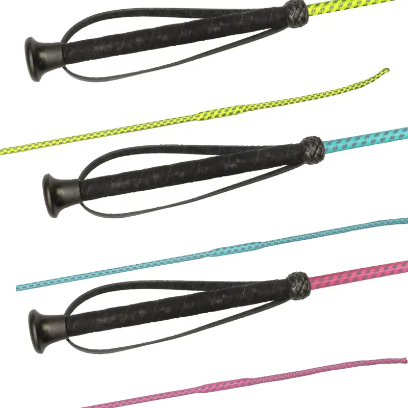Fleck Reflex Neon Dressage Whip - Assorted